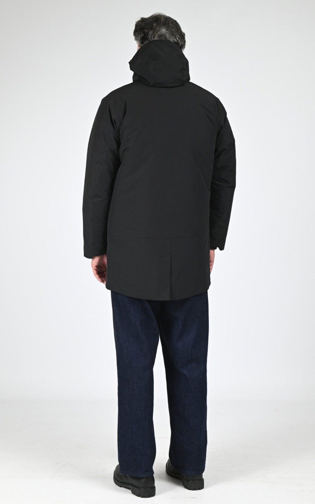 Parka Textile Homme Scandinavian Edition, modèle Loft ii de couleur onyx