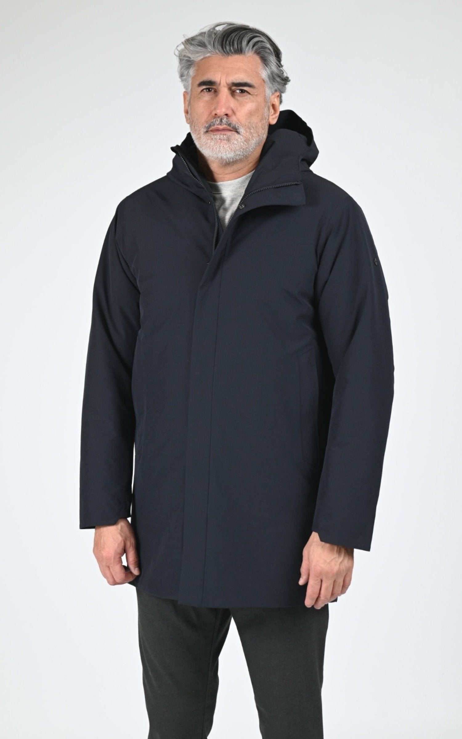 Parka Textile Homme Scandinavian Edition, modèle Loft ii de couleur midnight blue 1