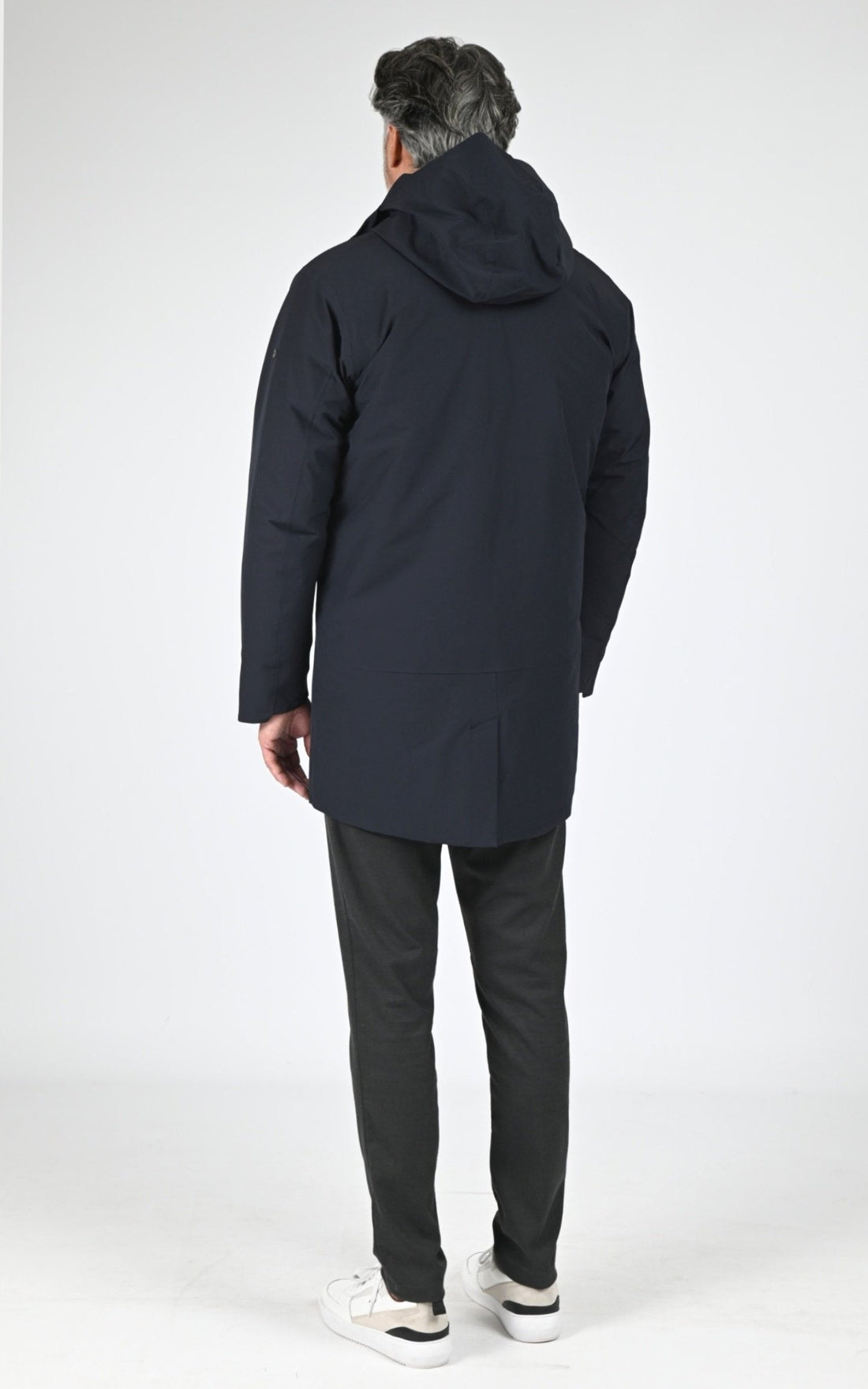 Parka Textile Homme Scandinavian Edition, modèle Loft ii de couleur midnight blue