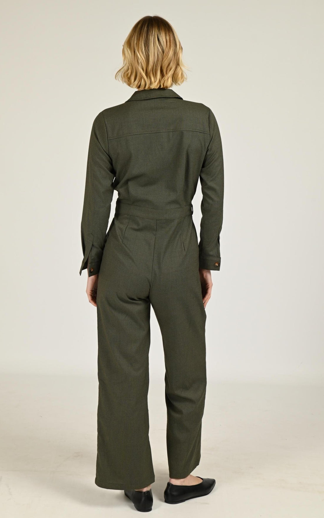 Pantalon Textile Femme La Petite Etoile, modèle Lola de couleur kaki