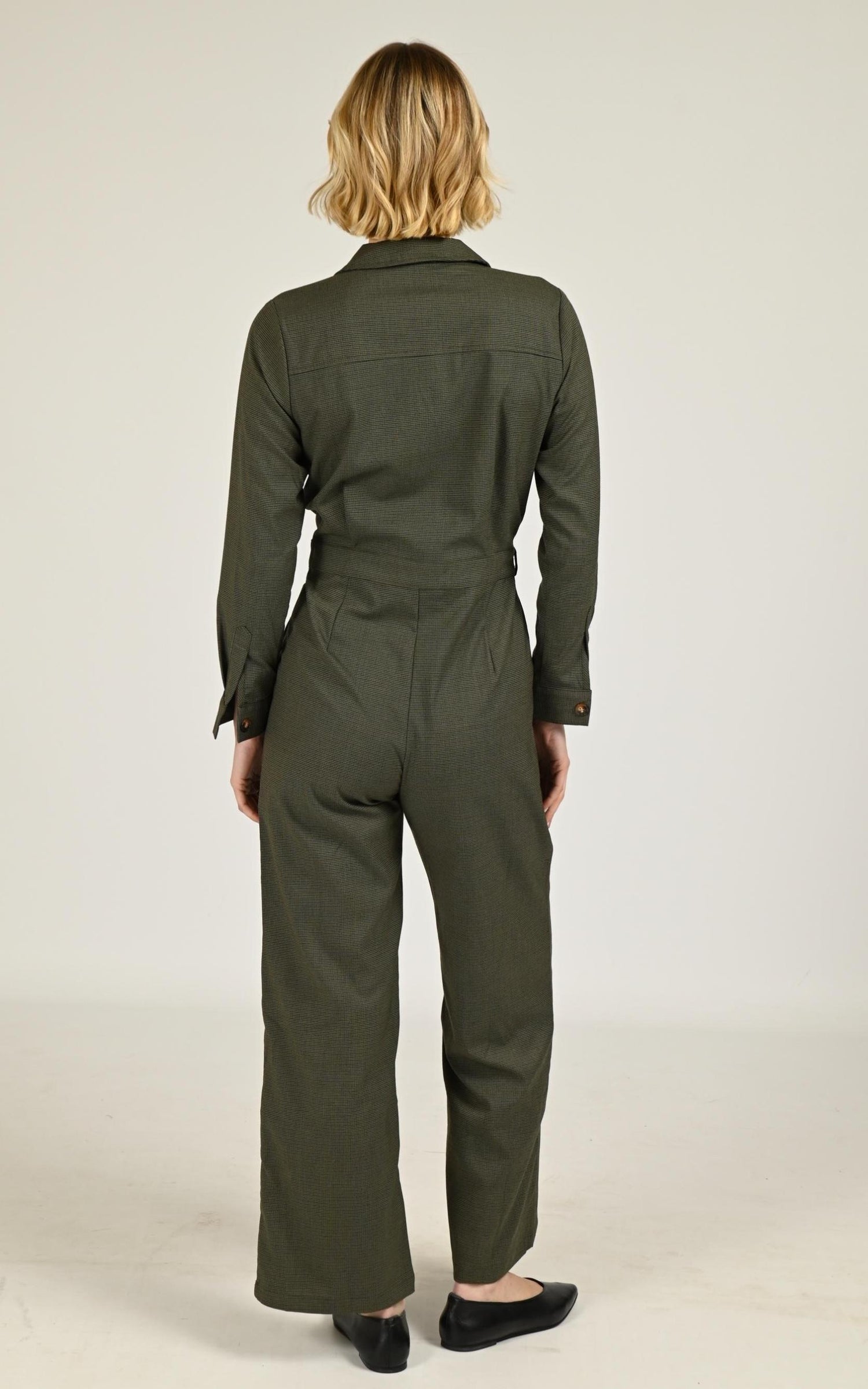 Pantalon Textile Femme La Petite Etoile, modèle Lola de couleur kaki 3