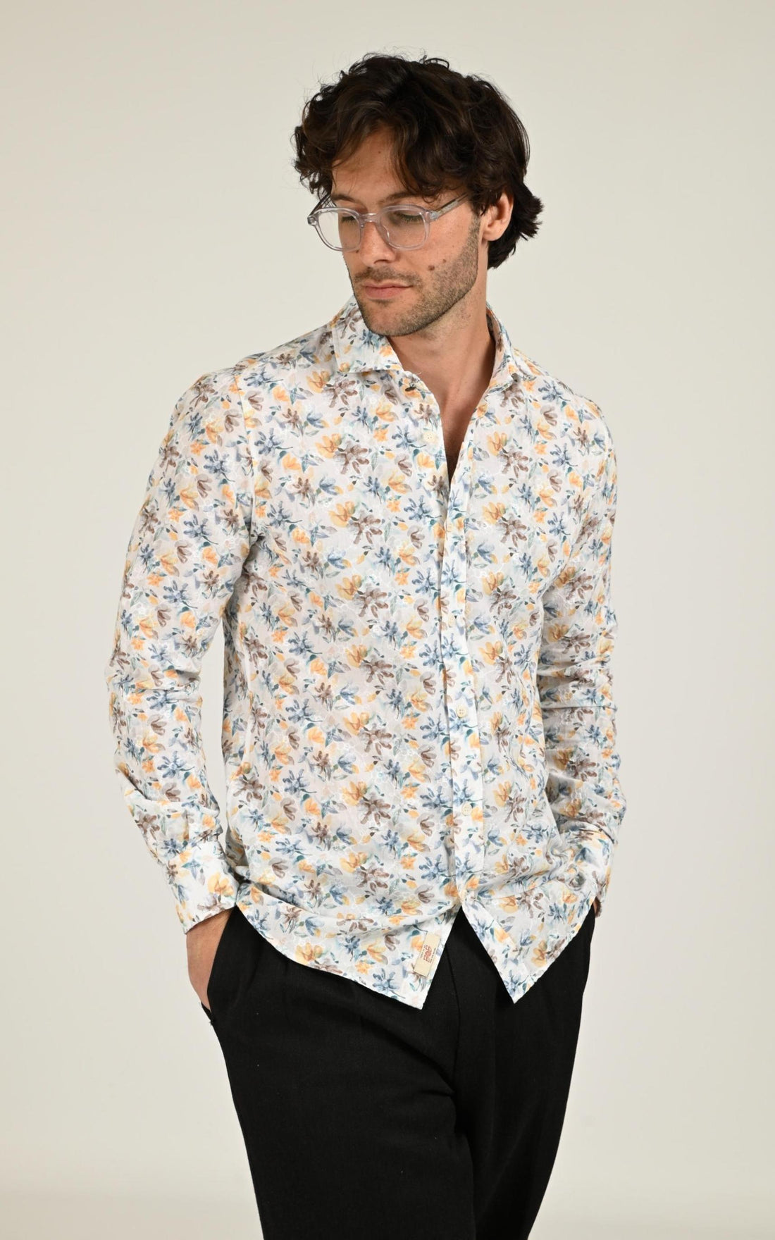 Chemise Textile Homme Bob, modèle Lop 507 de couleur var 1