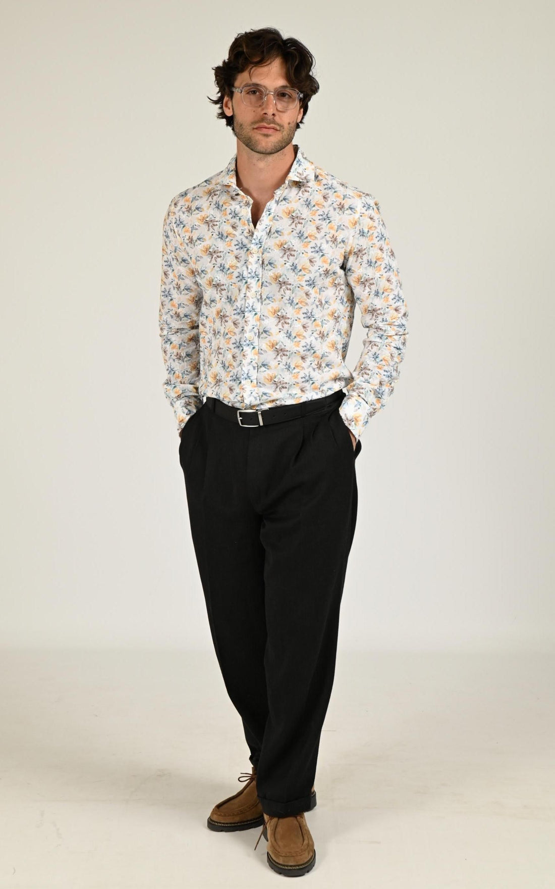 Chemise Textile Homme Bob, modèle Lop 507 de couleur var 1