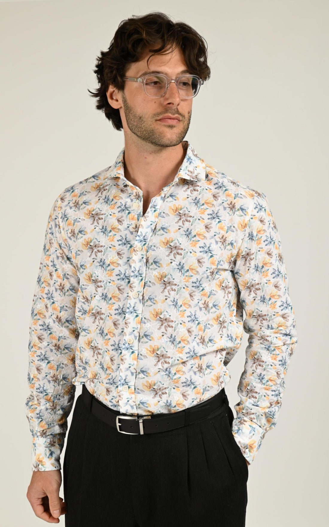 Chemise Textile Homme Bob, modèle Lop 507 de couleur var 1