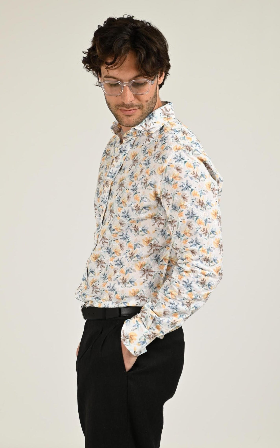 Chemise Textile Homme Bob, modèle Lop 507 de couleur var 1