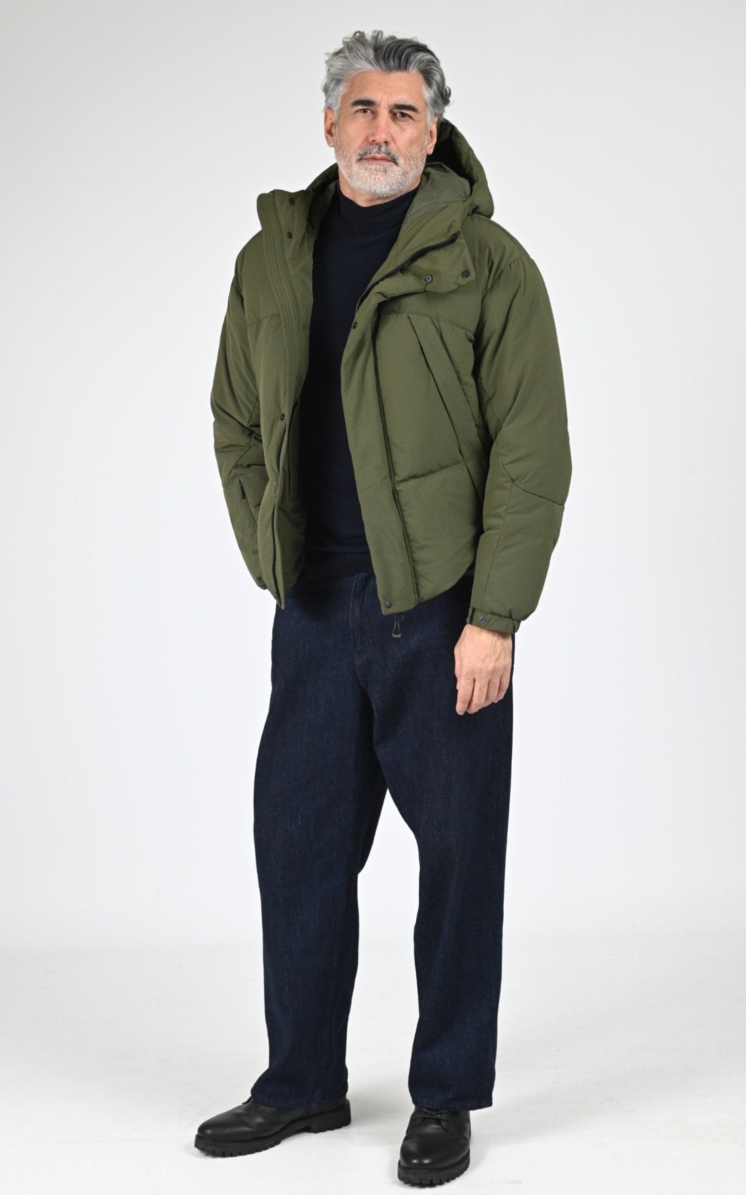 Ves doudoune Textile Homme Jg1, modèle Mag-3 down jacket de couleur army