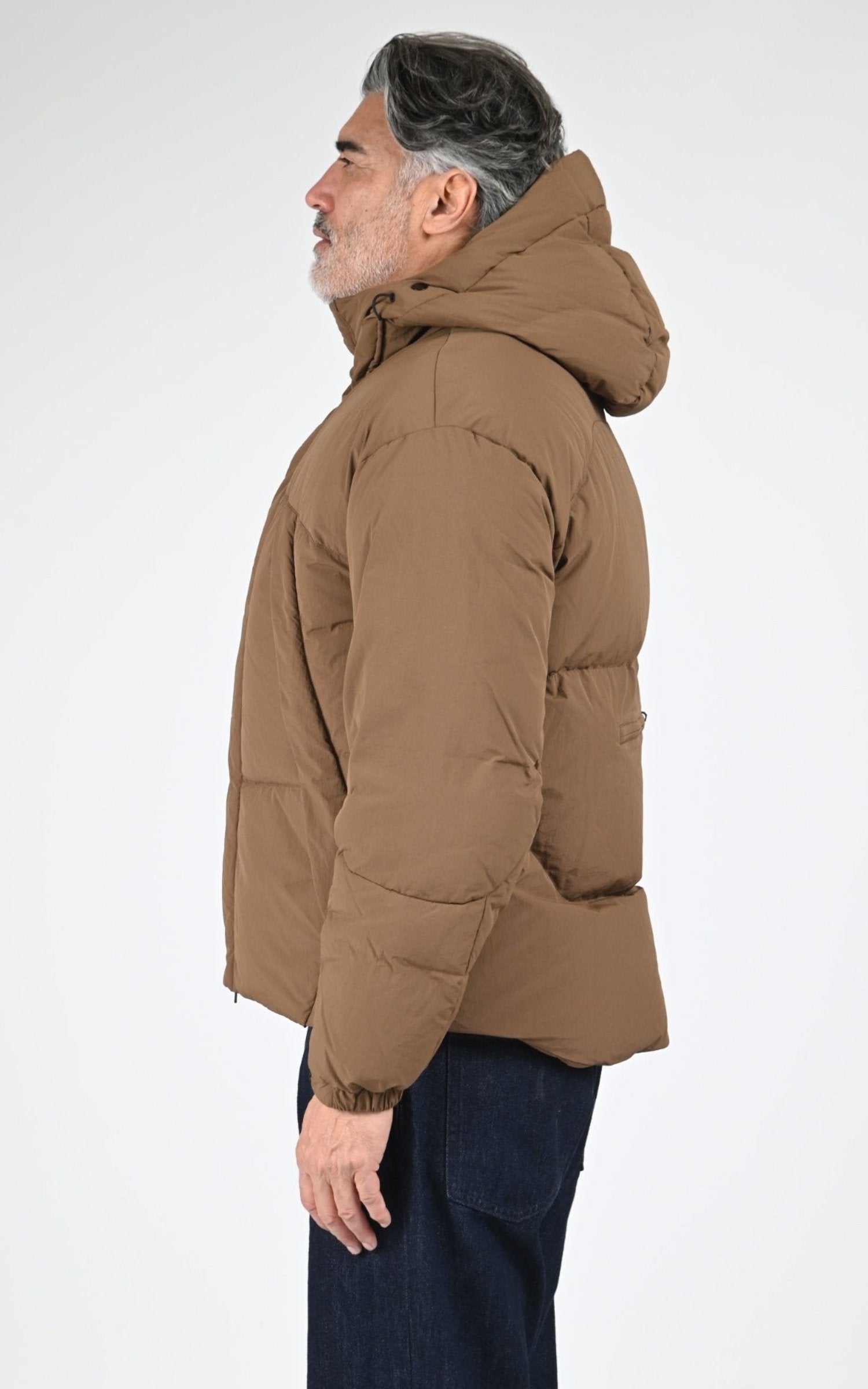 Ves doudoune Textile Homme Jg1, modèle Mag-3 down jacket de couleur bark 3