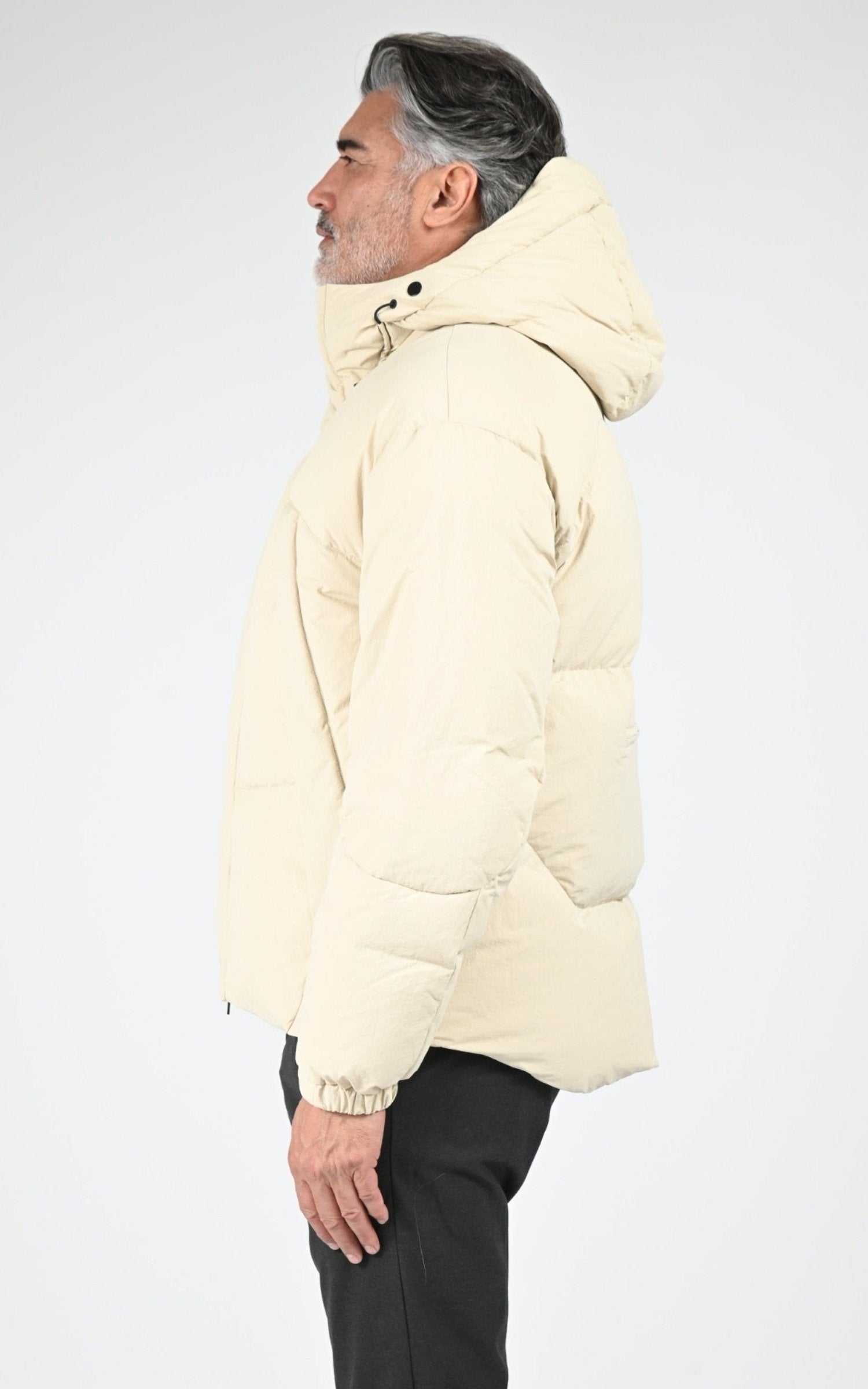 Ves doudoune Textile Homme Jg1, modèle Mag-3 down jacket de couleur bone