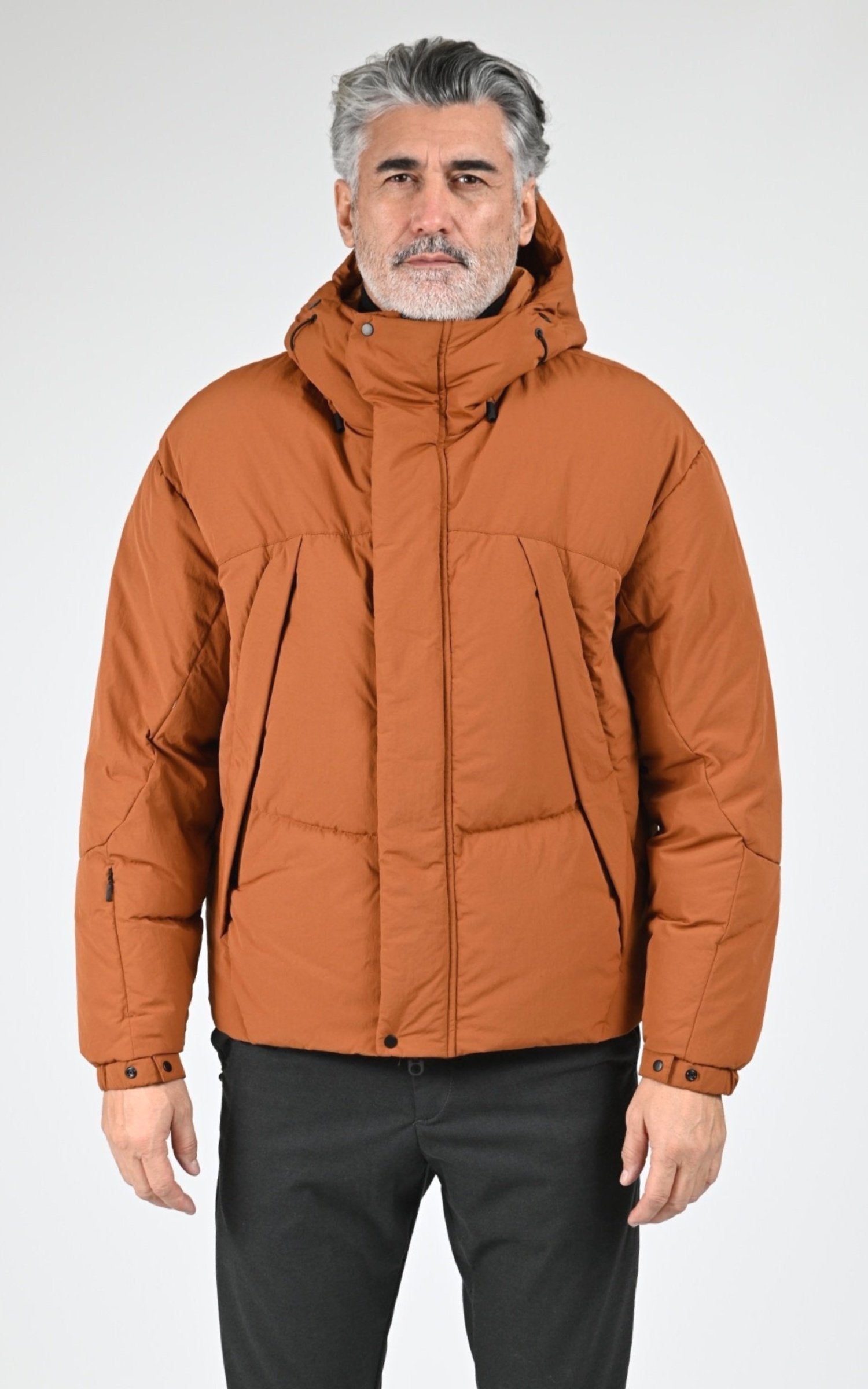 Ves doudoune Textile Homme Jg1, modèle Mag-3 down jacket de couleur rust 1