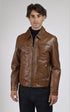 Blouson Cuir Homme Daytona 73, modèle Major 100144 de couleur marron