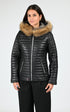 Veste Cuir Femme Oakwood, modèle Mandy 64911 de couleur black 501