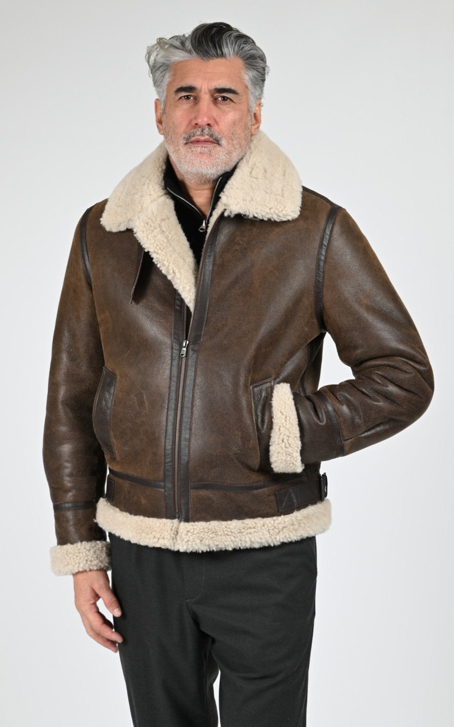 Bombardier Df Homme La Canadienne, modèle Man de couleur marron 1