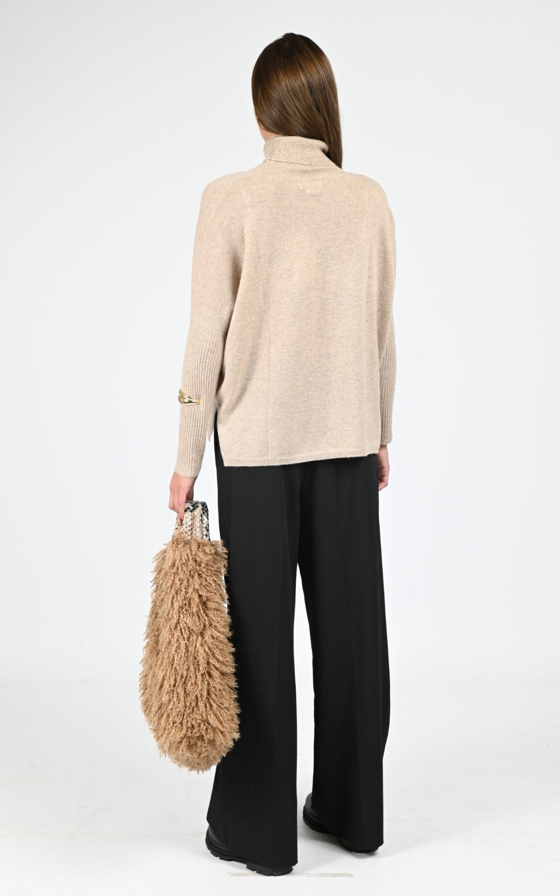 Pull Textile Femme Notshy, modèle Margareth 4704003c de couleur sandstone