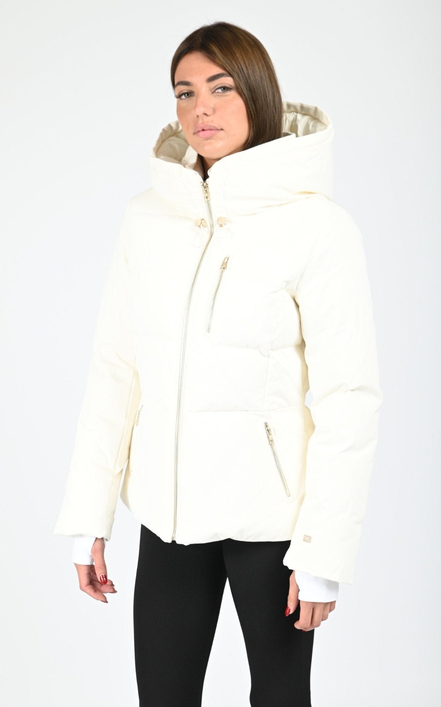 Ves  doudoune Textile Femme Soia &amp; Kyo, modèle Marilou de couleur powder