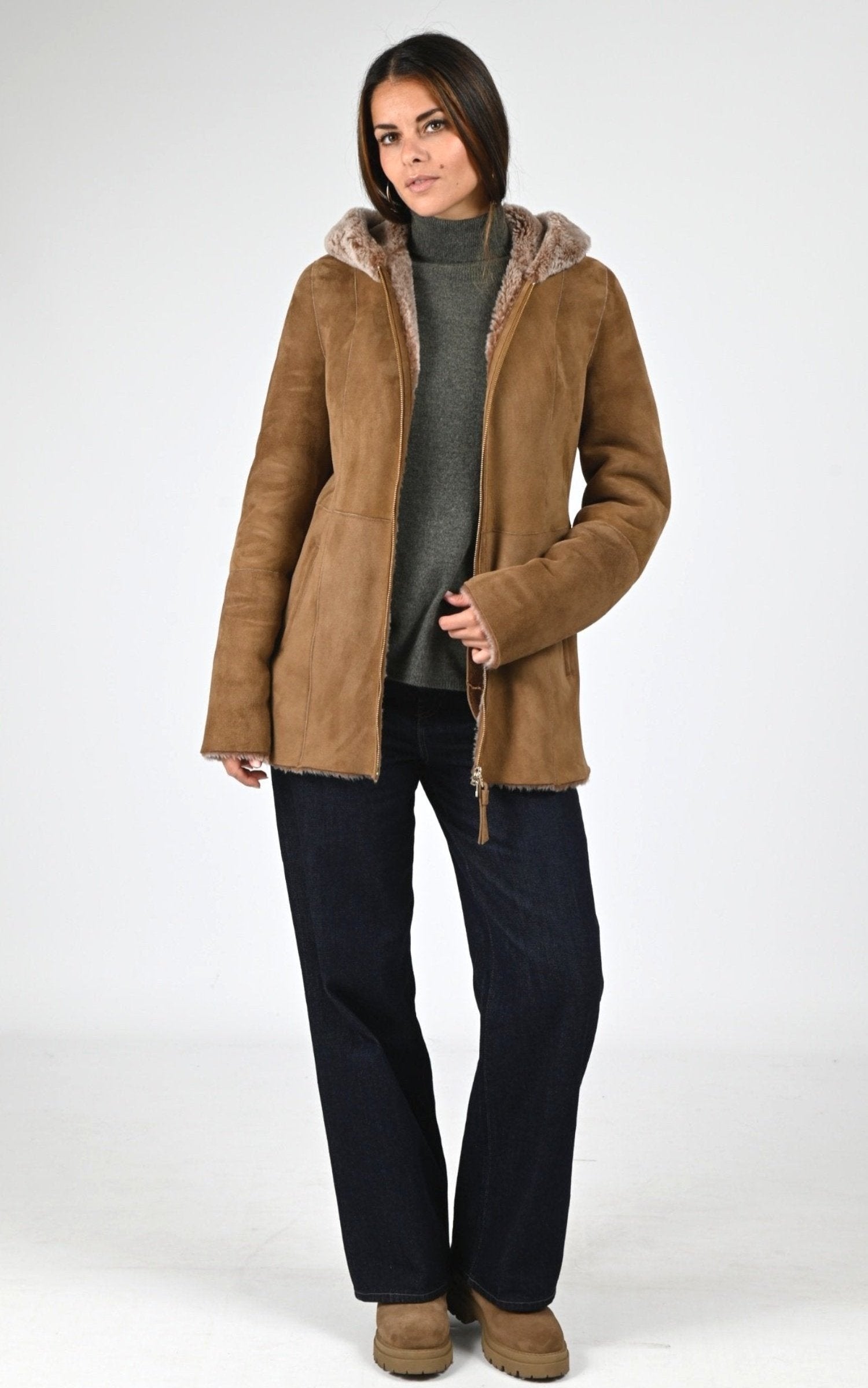 3/4 Df Femme Melsa, modèle Mel-2018-01 de couleur coffee 2