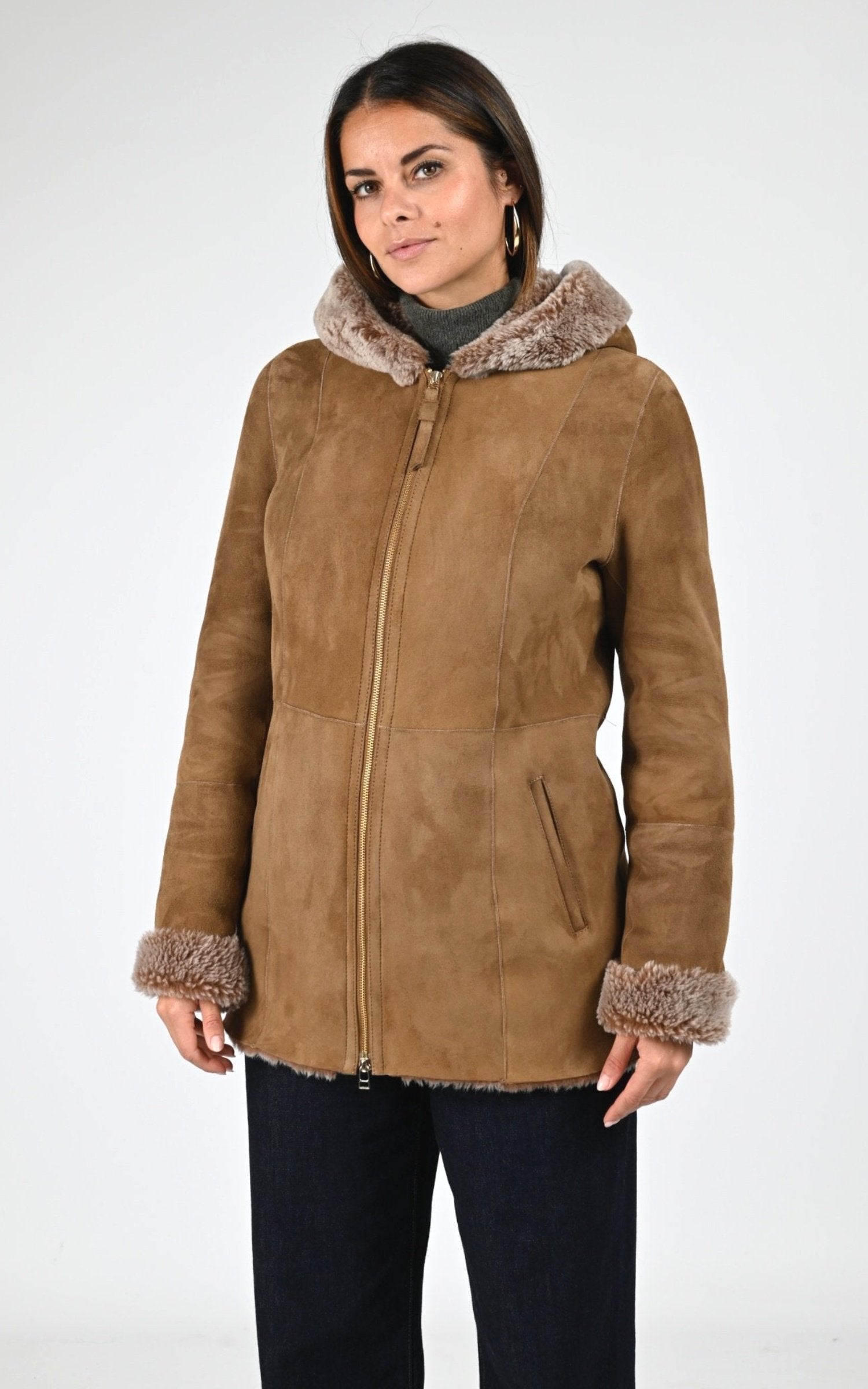 3/4 Df Femme Melsa, modèle Mel-2018-01 de couleur coffee 1