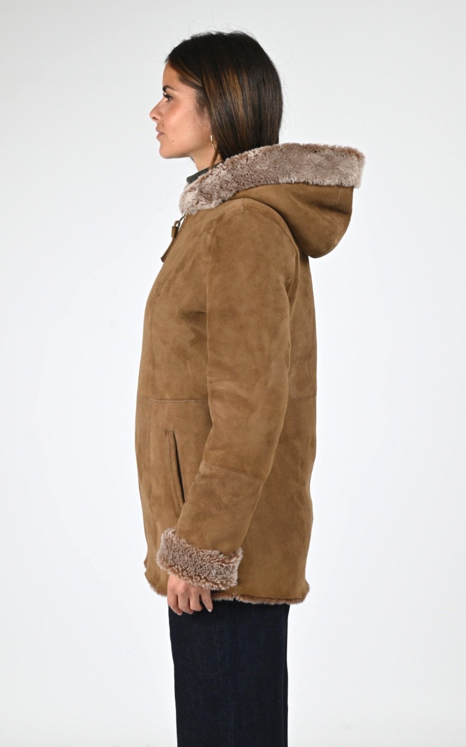 3/4 Df Femme Melsa, modèle Mel-2018-01 de couleur coffee 3