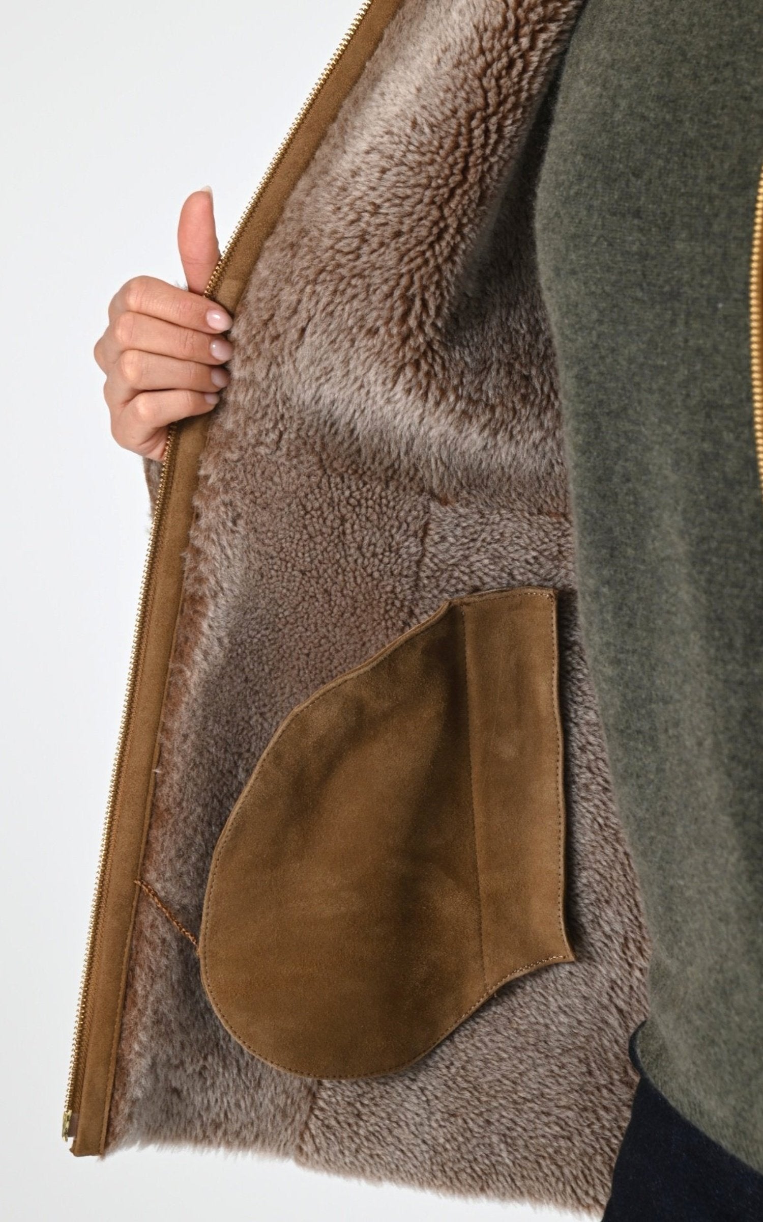 3/4 Df Femme Melsa, modèle Mel-2018-01 de couleur coffee