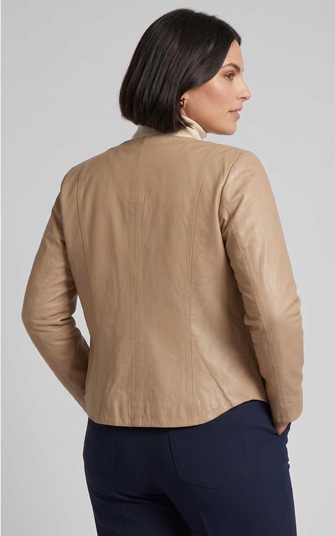 Veste en cuir d&