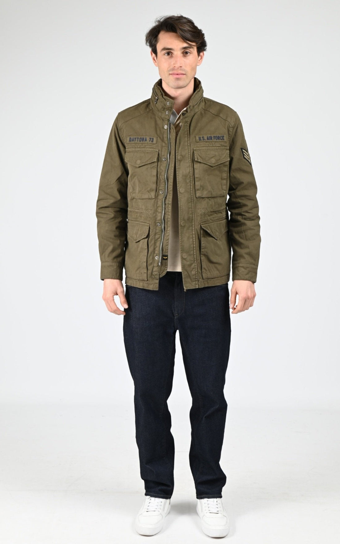 Veste Textile Homme Daytona 73, modèle Minos 104124 de couleur light khaki