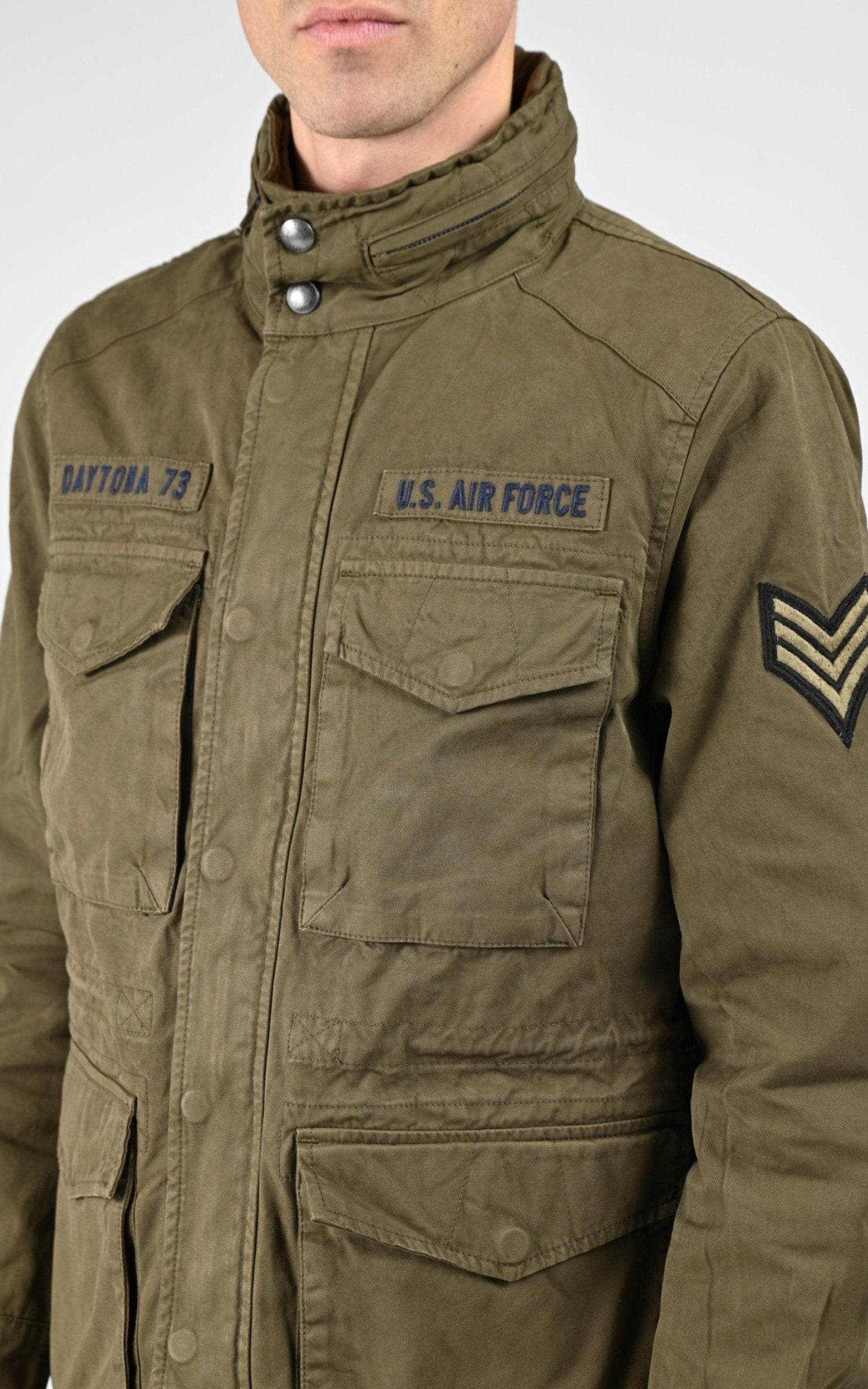 Veste Textile Homme Daytona 73, modèle Minos 104124 de couleur light khaki 5