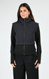 Gilet Textile Femme Soia & Kyo, modèle Miriam de couleur black