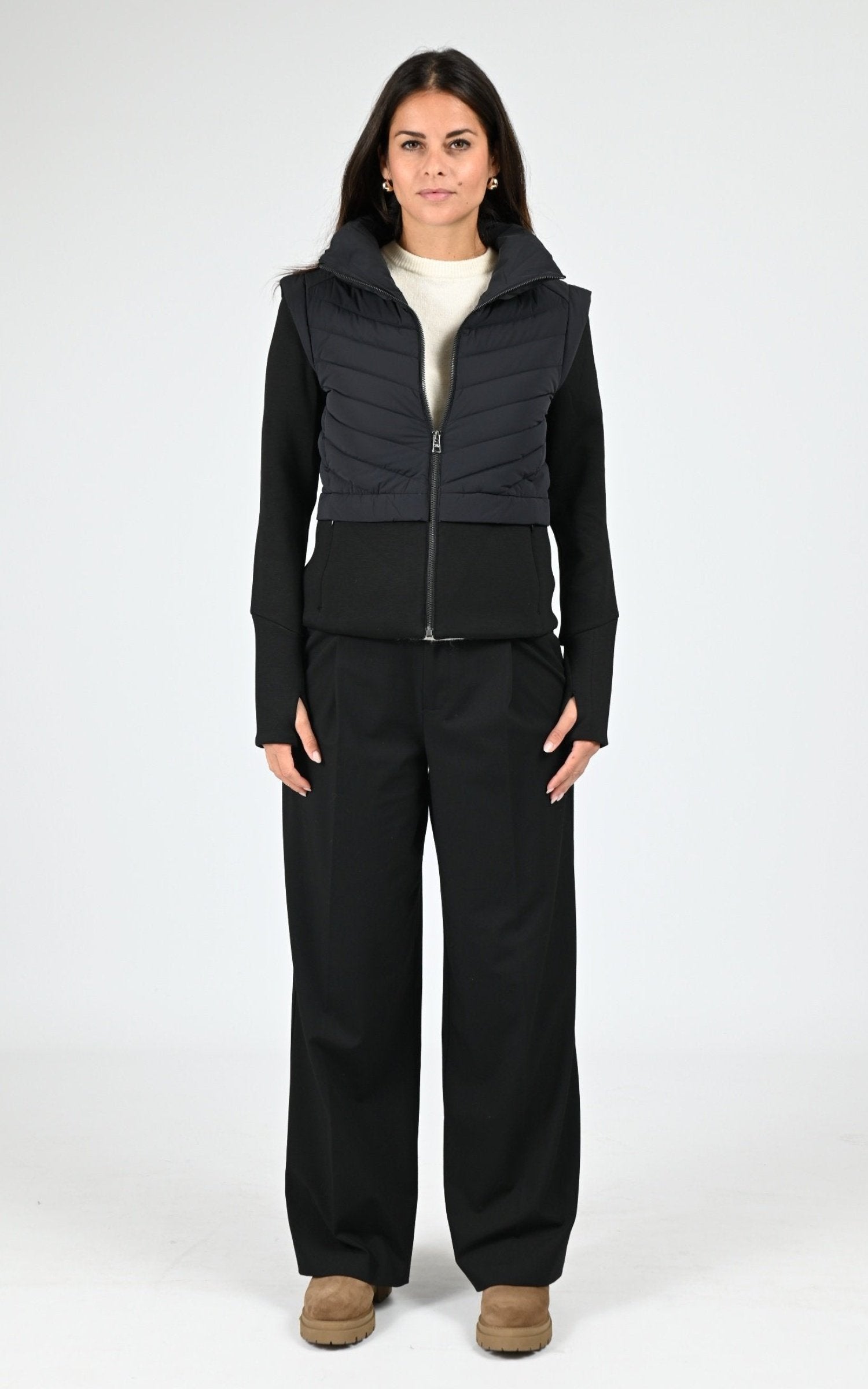Gilet Textile Femme Soia &amp; Kyo, modèle Miriam de couleur black 2