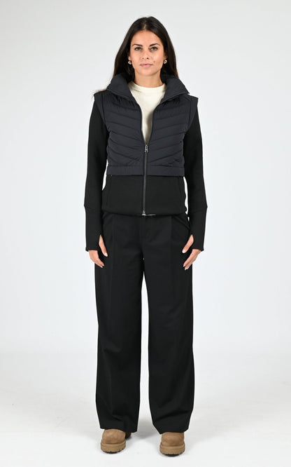 Gilet Textile Femme Soia &amp; Kyo, modèle Miriam de couleur black