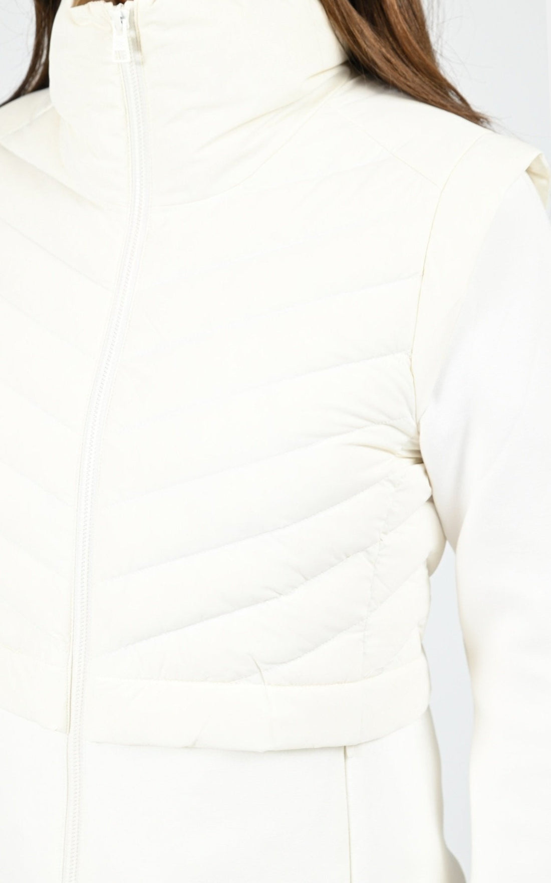 Gilet Textile Femme Soia &amp; Kyo, modèle Miriam de couleur powder