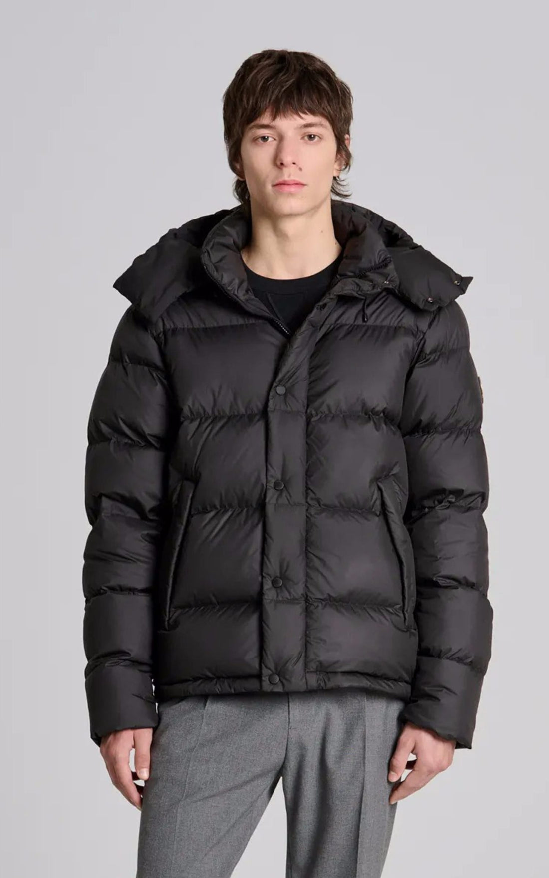 Ves doudoune Textile Homme Kanuk, modèle Misto de couleur noir