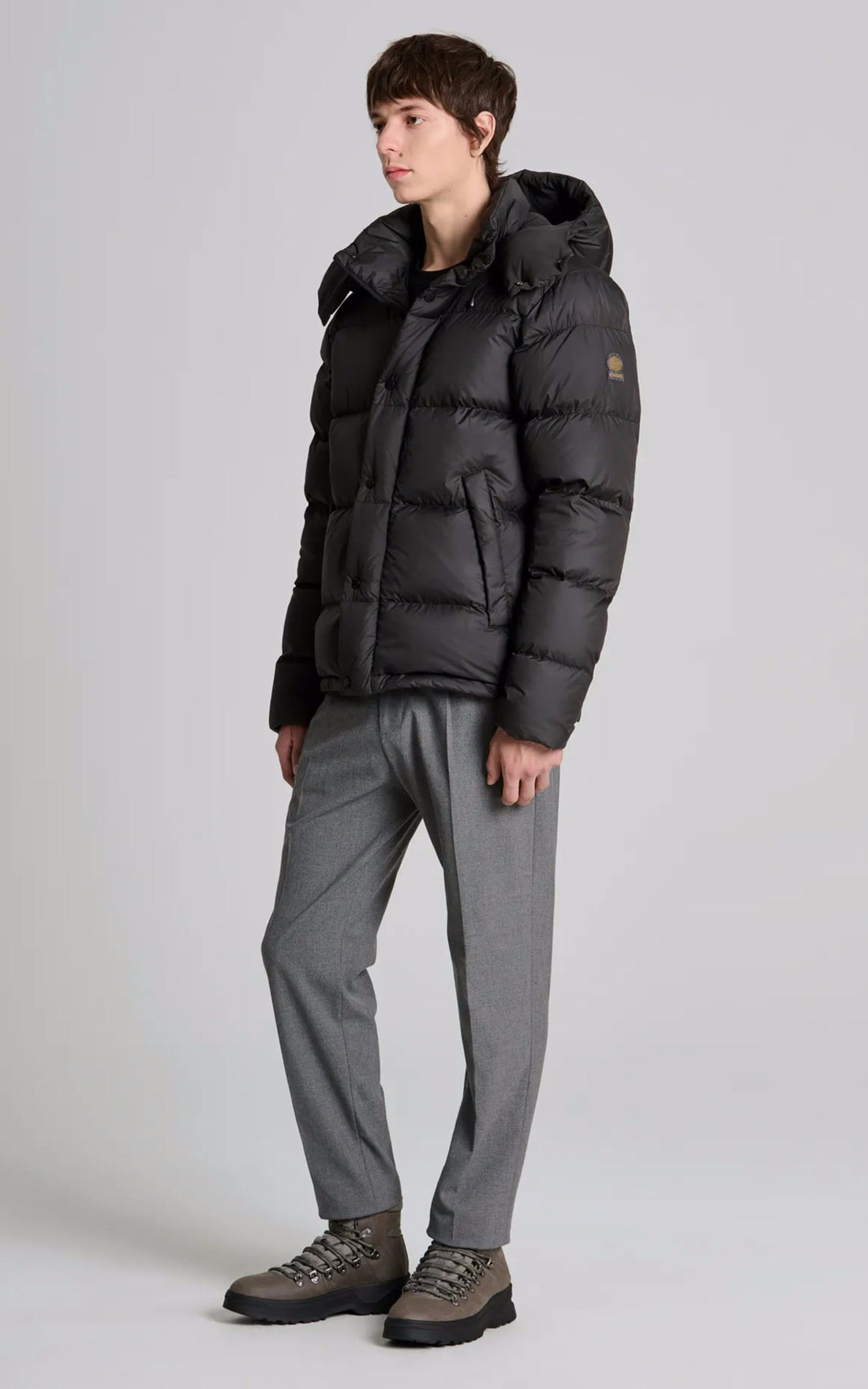Ves doudoune Textile Homme Kanuk, modèle Misto de couleur noir