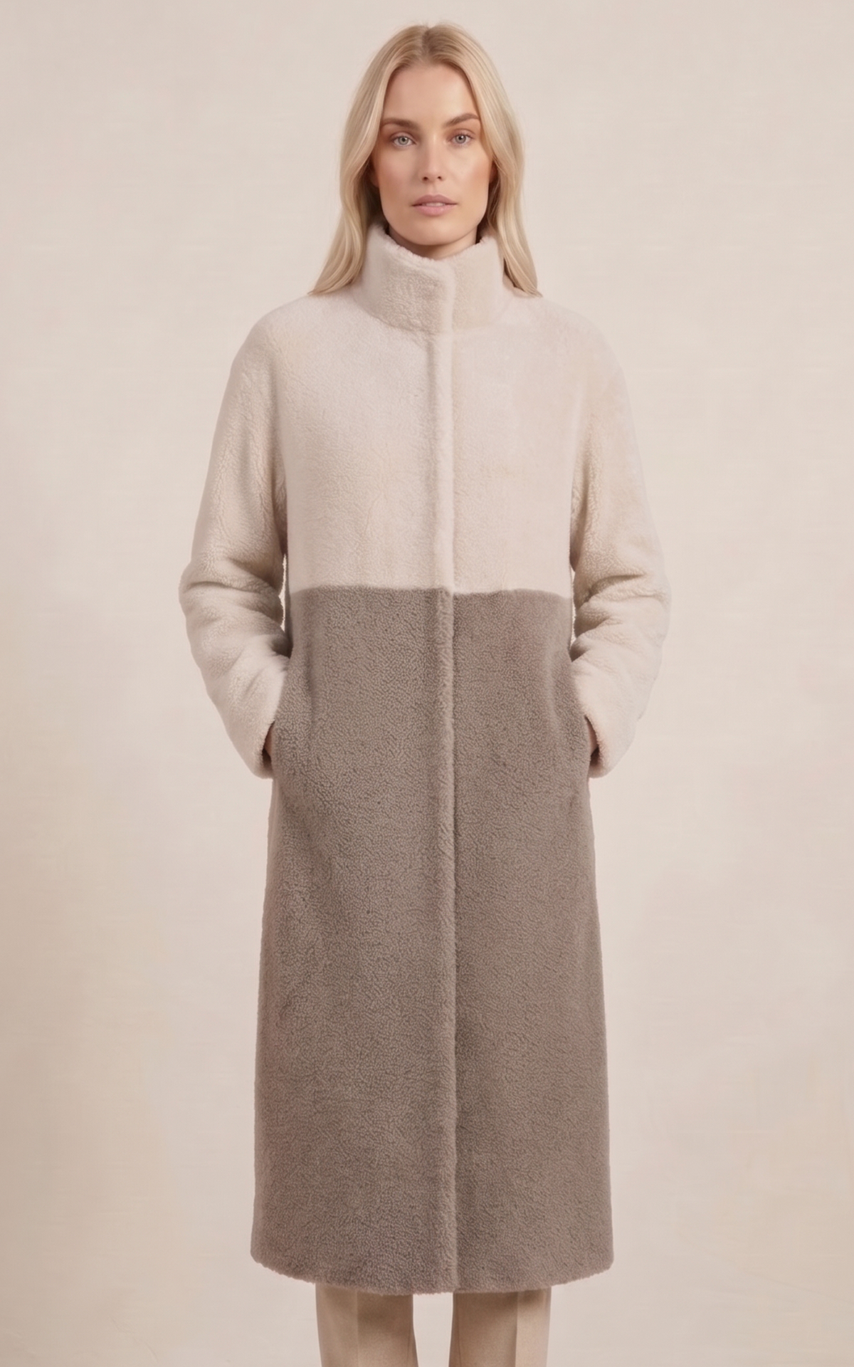 Manteau long laine d& 1