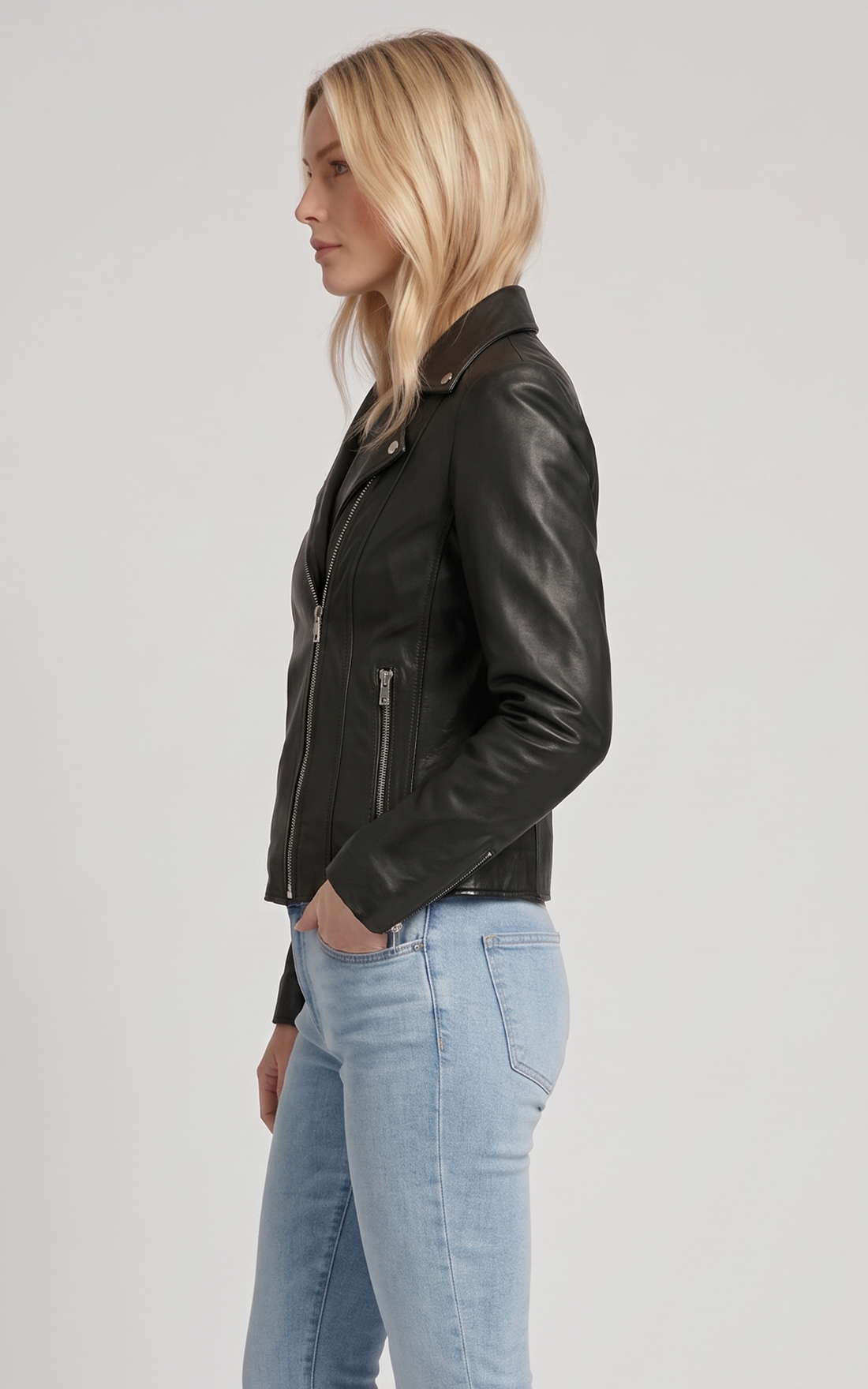 Perfecto cuir Bella noir