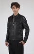 Blouson Cuir Homme La canadienne, modèle Mumbai de couleur noir