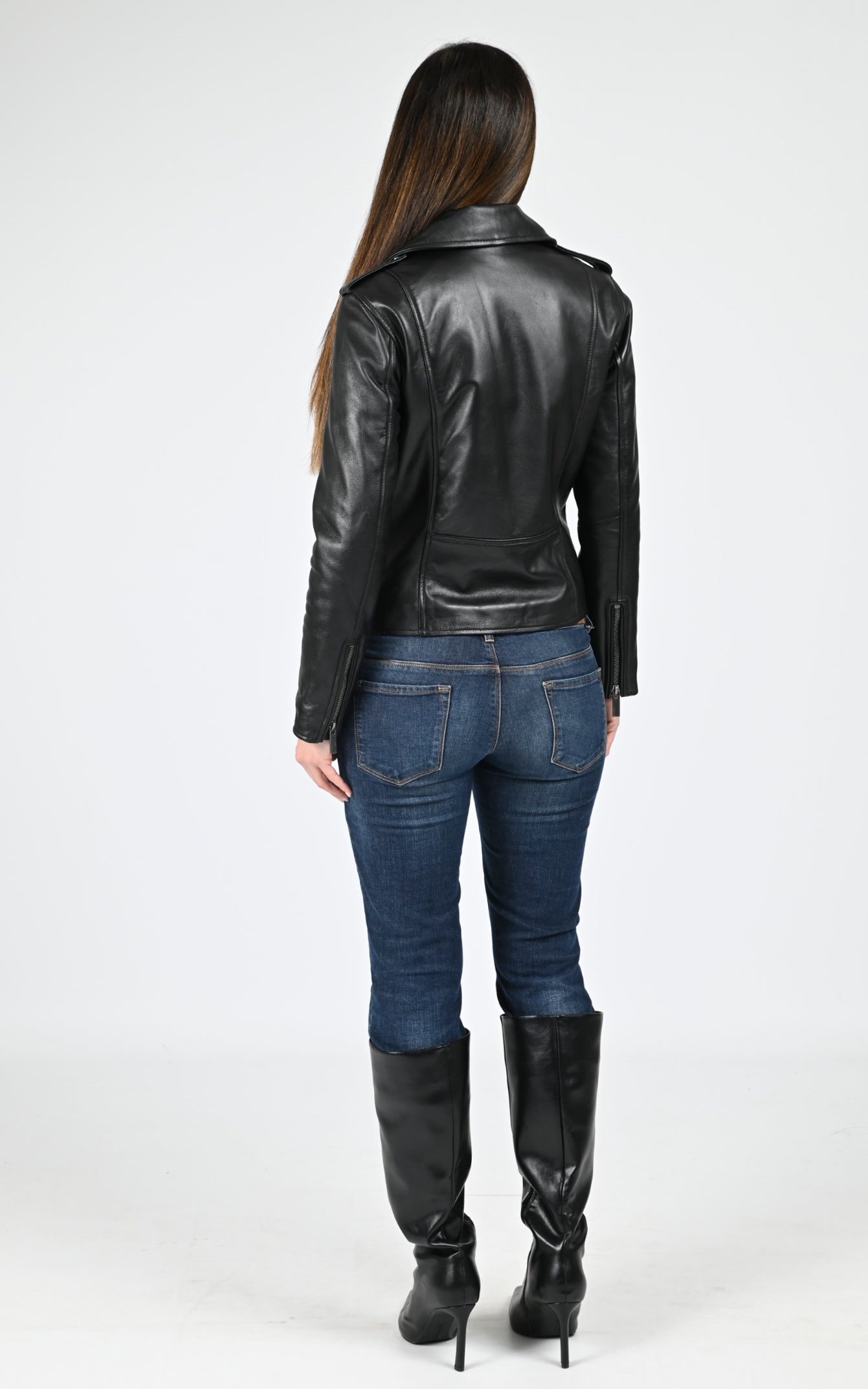 Perfecto en cuir d& 4