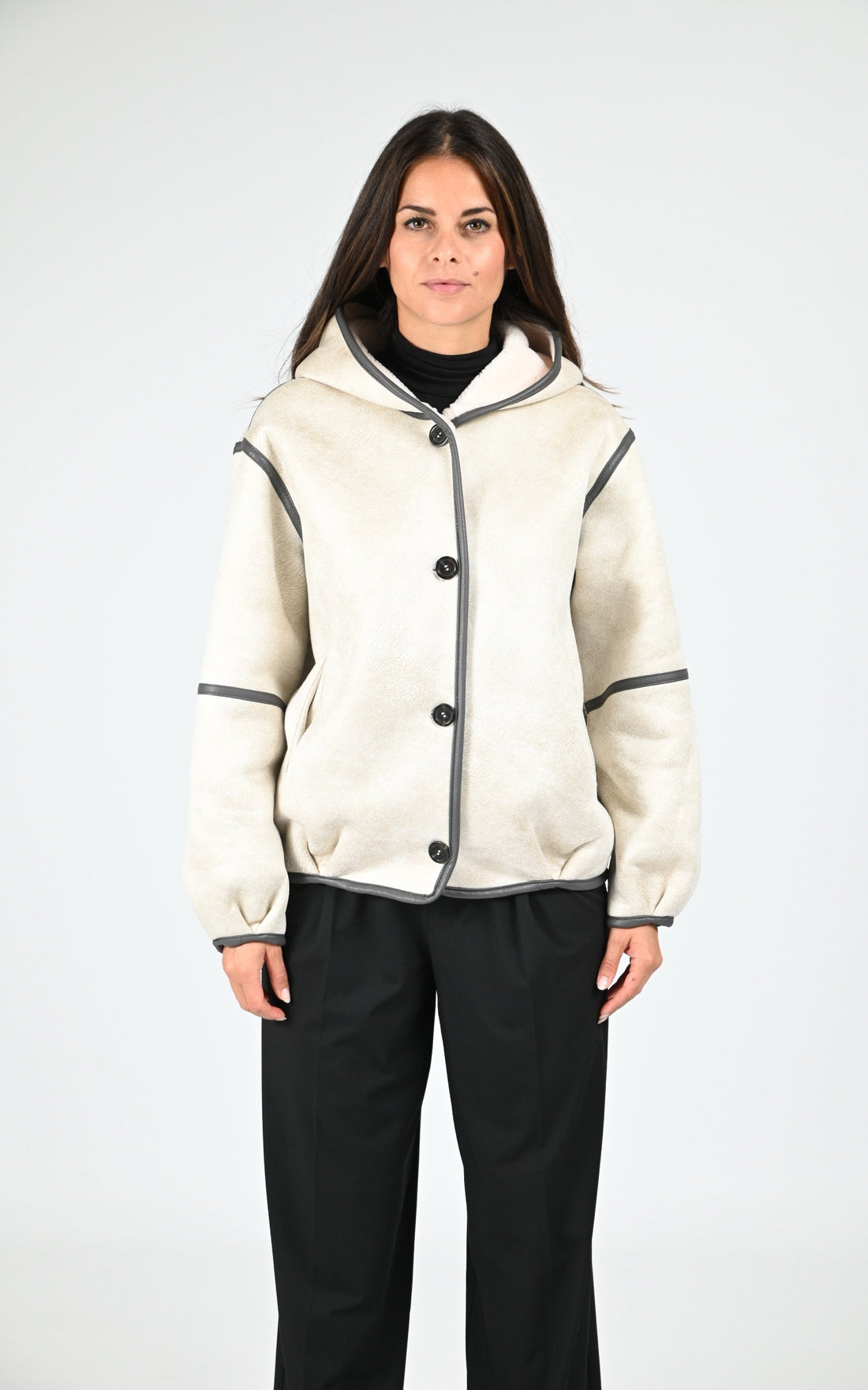 Veste Textile Femme Oakwood, modèle Natacha 65145 de couleur light beige 514