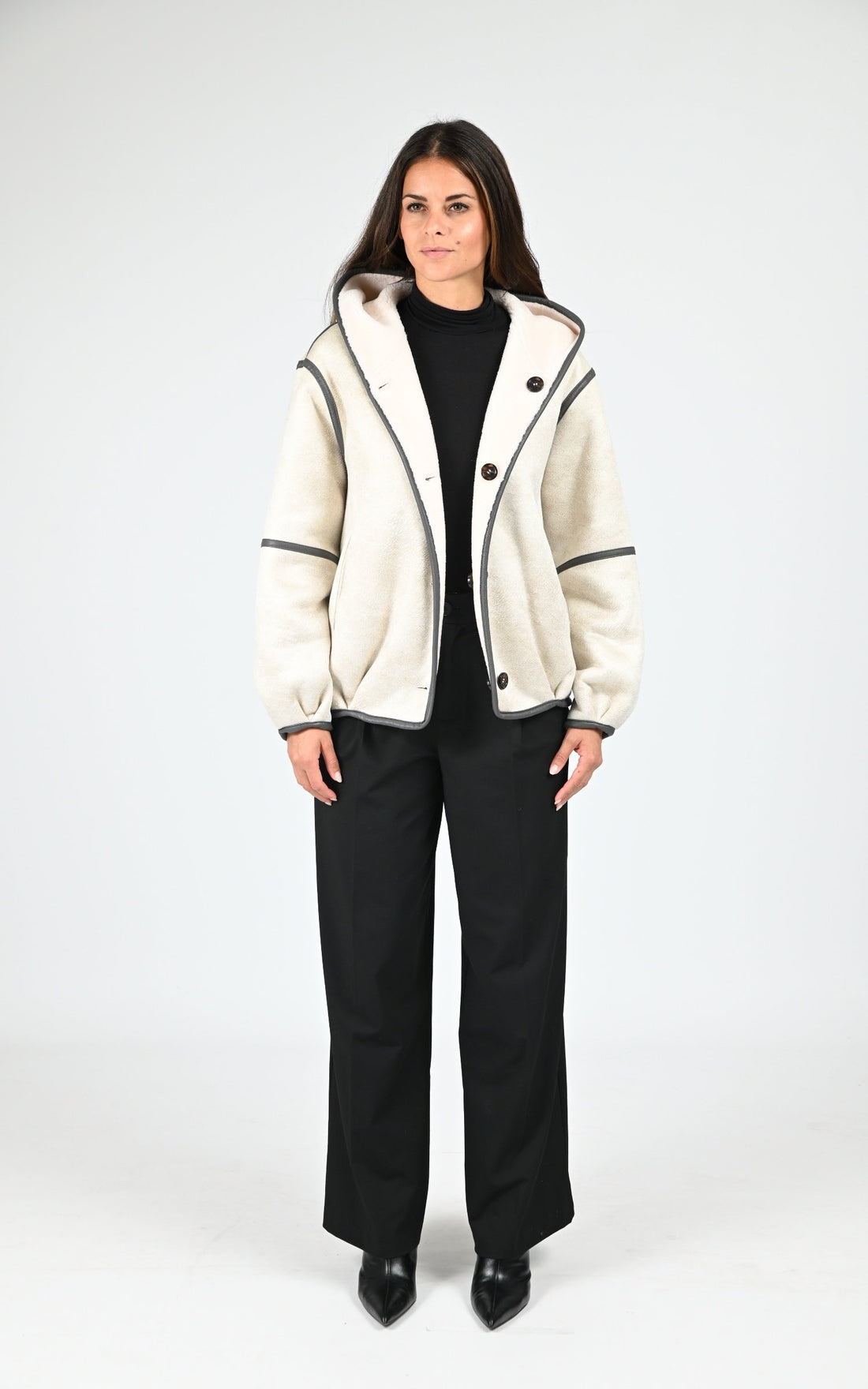 Veste Textile Femme Oakwood, modèle Natacha 65145 de couleur light beige 514