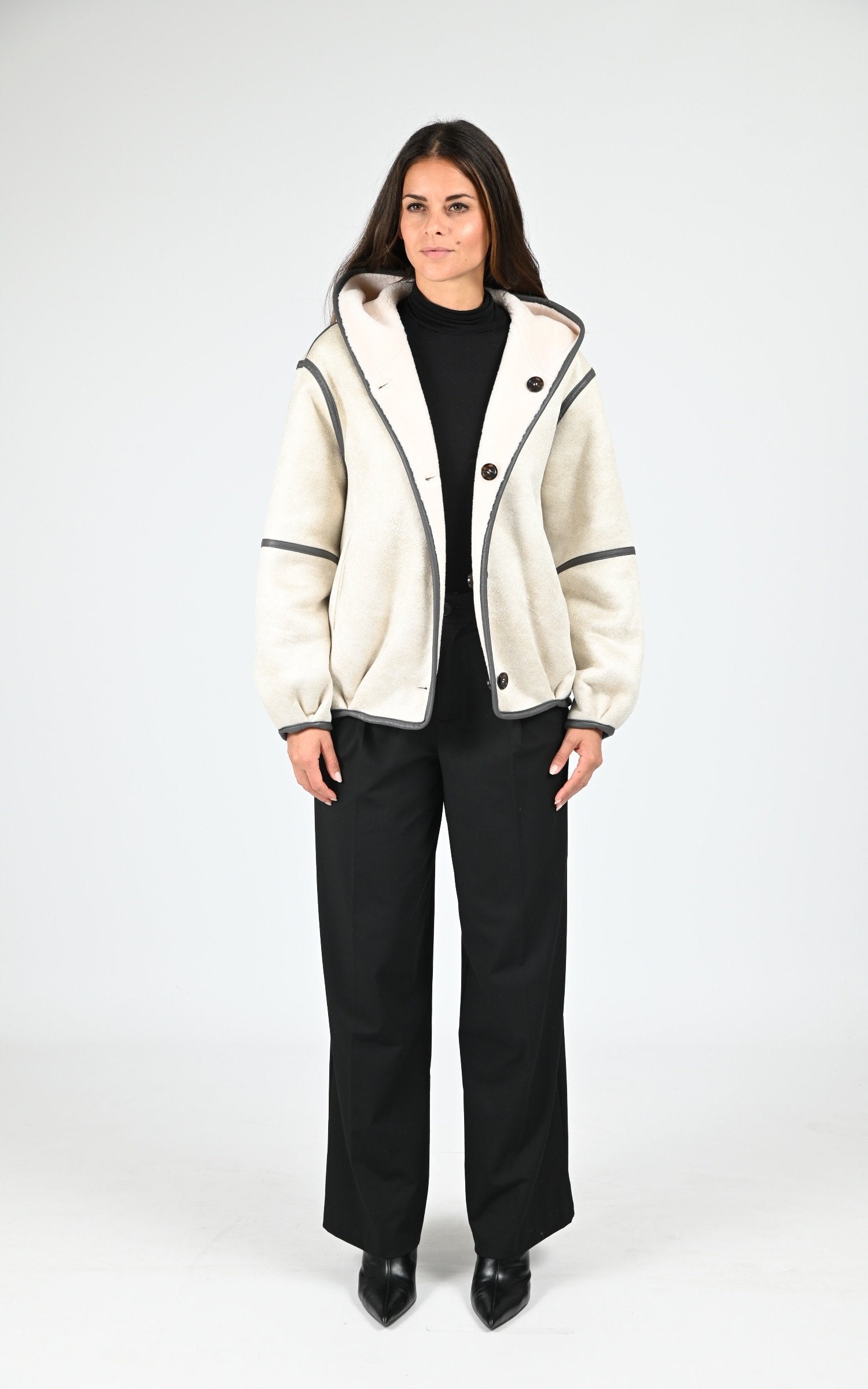 Veste Textile Femme Oakwood, modèle Natacha 65145 de couleur light beige 514
