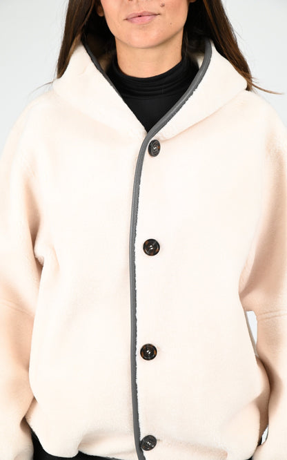 Veste Textile Femme Oakwood, modèle Natacha 65145 de couleur light beige 514
