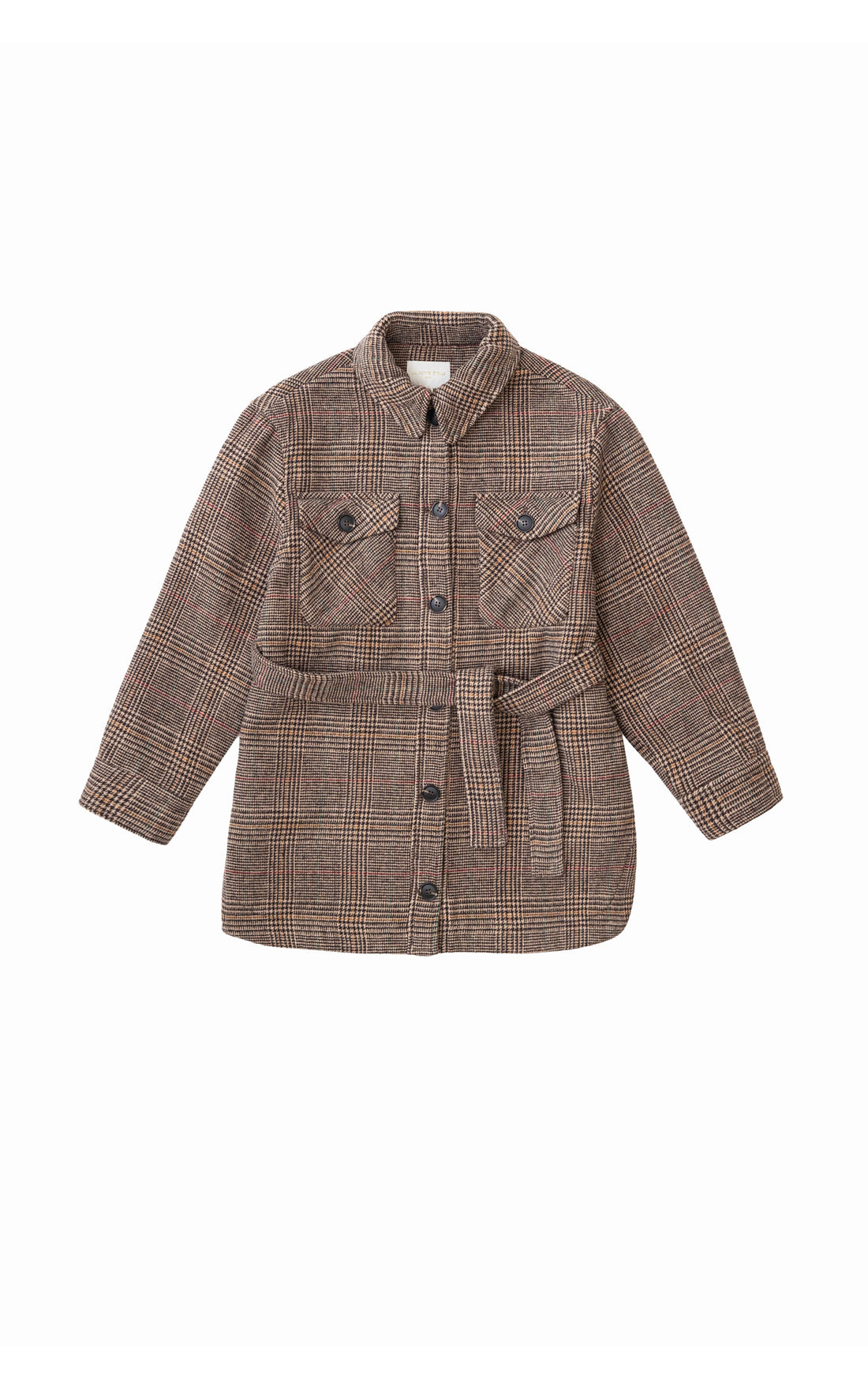 Surchemise à carreaux Neddy marron