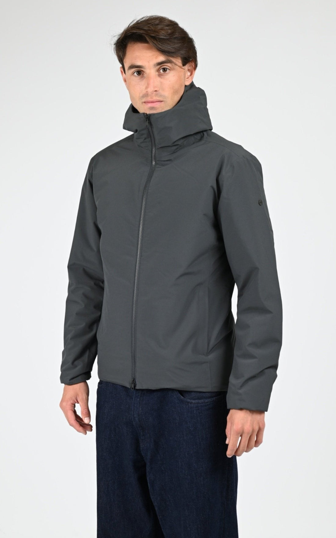 Blouson Textile Homme Scandinavian Edition, modèle Nimbus de couleur grey