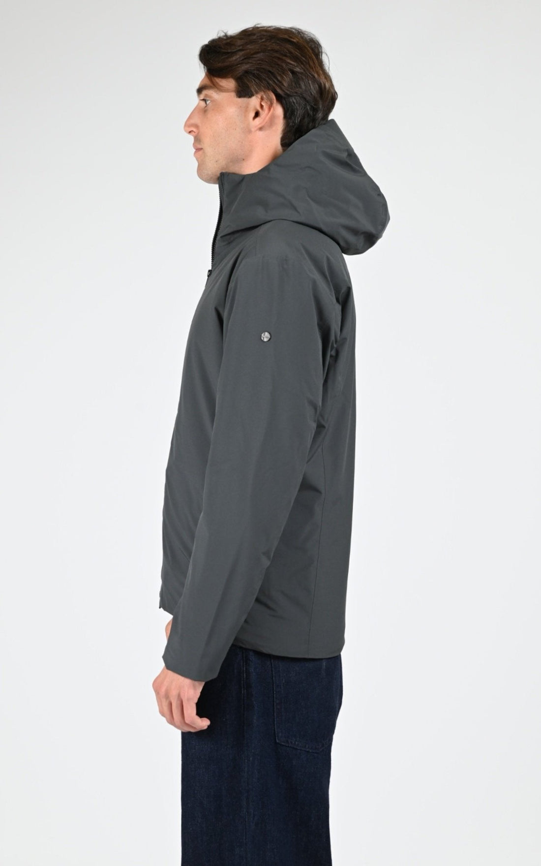 Blouson Textile Homme Scandinavian Edition, modèle Nimbus de couleur grey