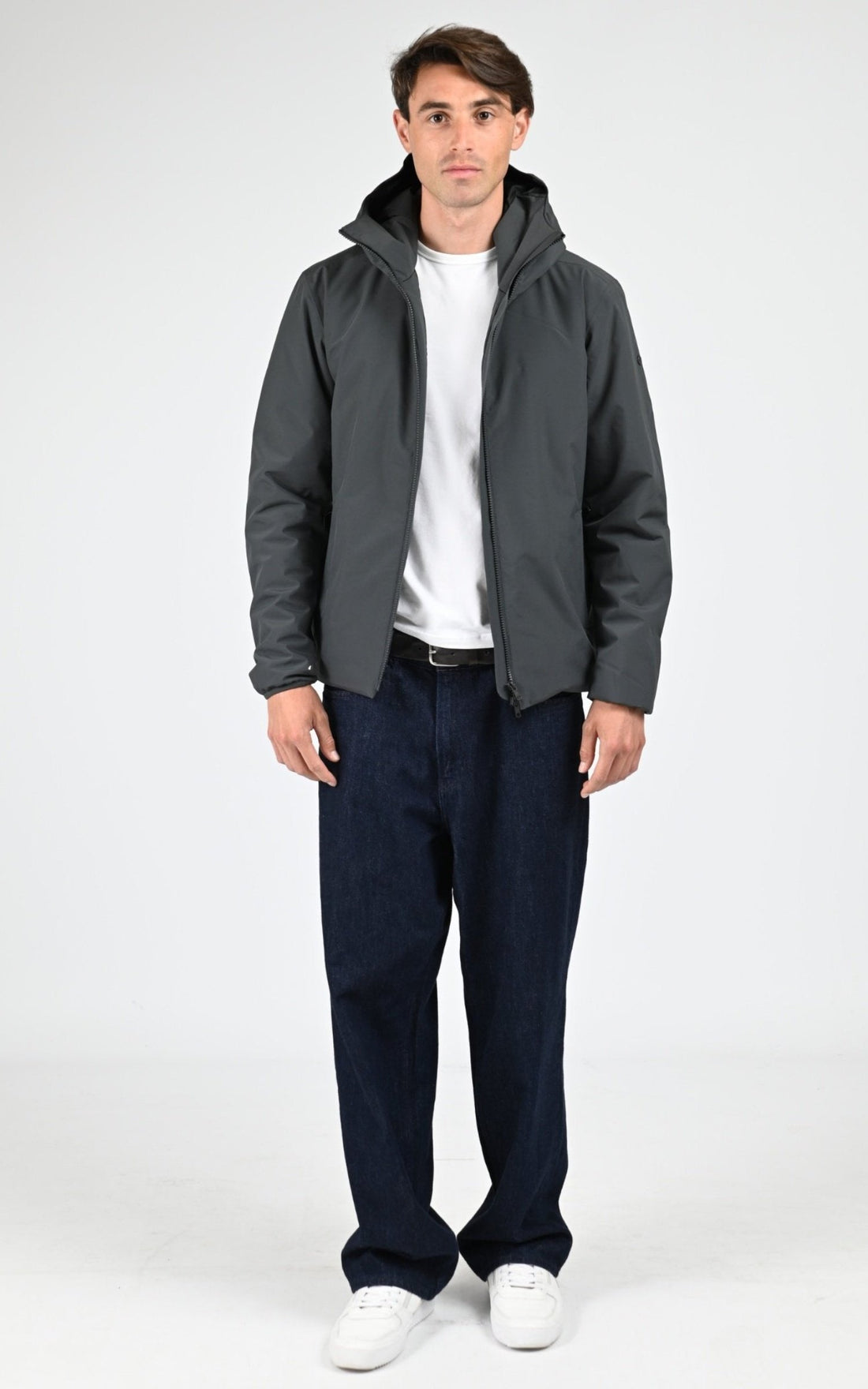Blouson Textile Homme Scandinavian Edition, modèle Nimbus de couleur grey