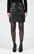 Jupe Cuir Femme Cuirco, modèle Noce 65221 de couleur noir  501