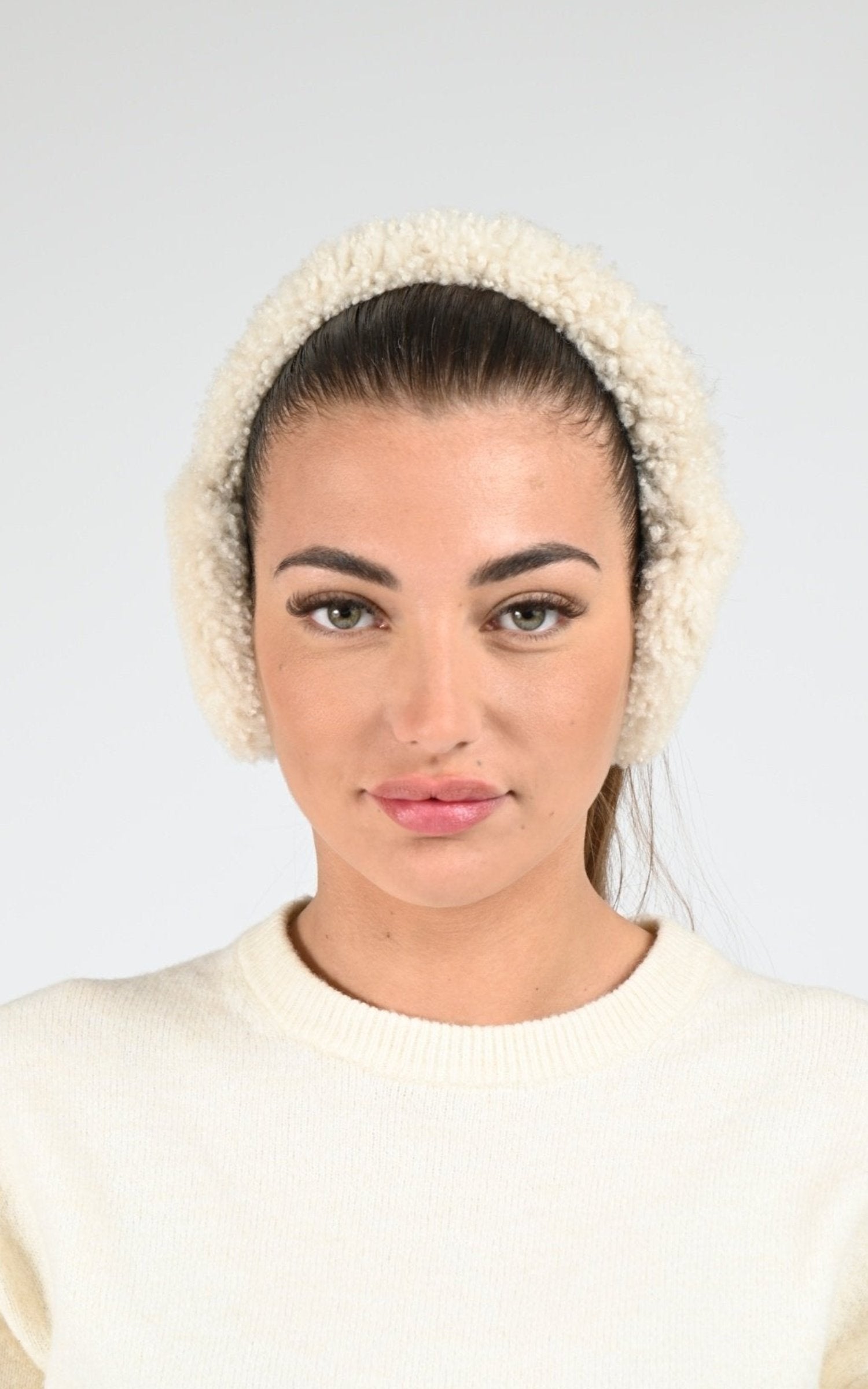 Oreillettes Df Mixte Tsanikidis, modèle Oval de couleur ivory 1