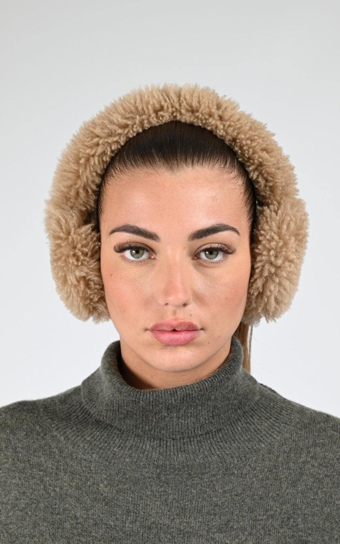 Oreillettes Df Mixte Tsanikidis, modèle Oval de couleur rizorollo camel