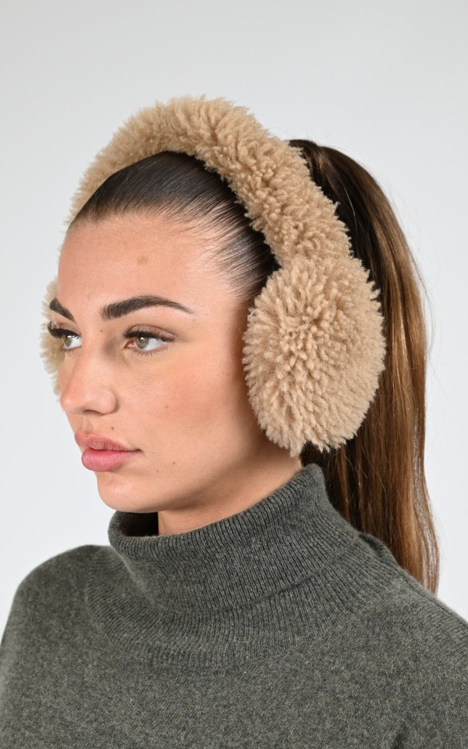 Oreillettes Df Mixte Tsanikidis, modèle Oval de couleur rizorollo camel 2