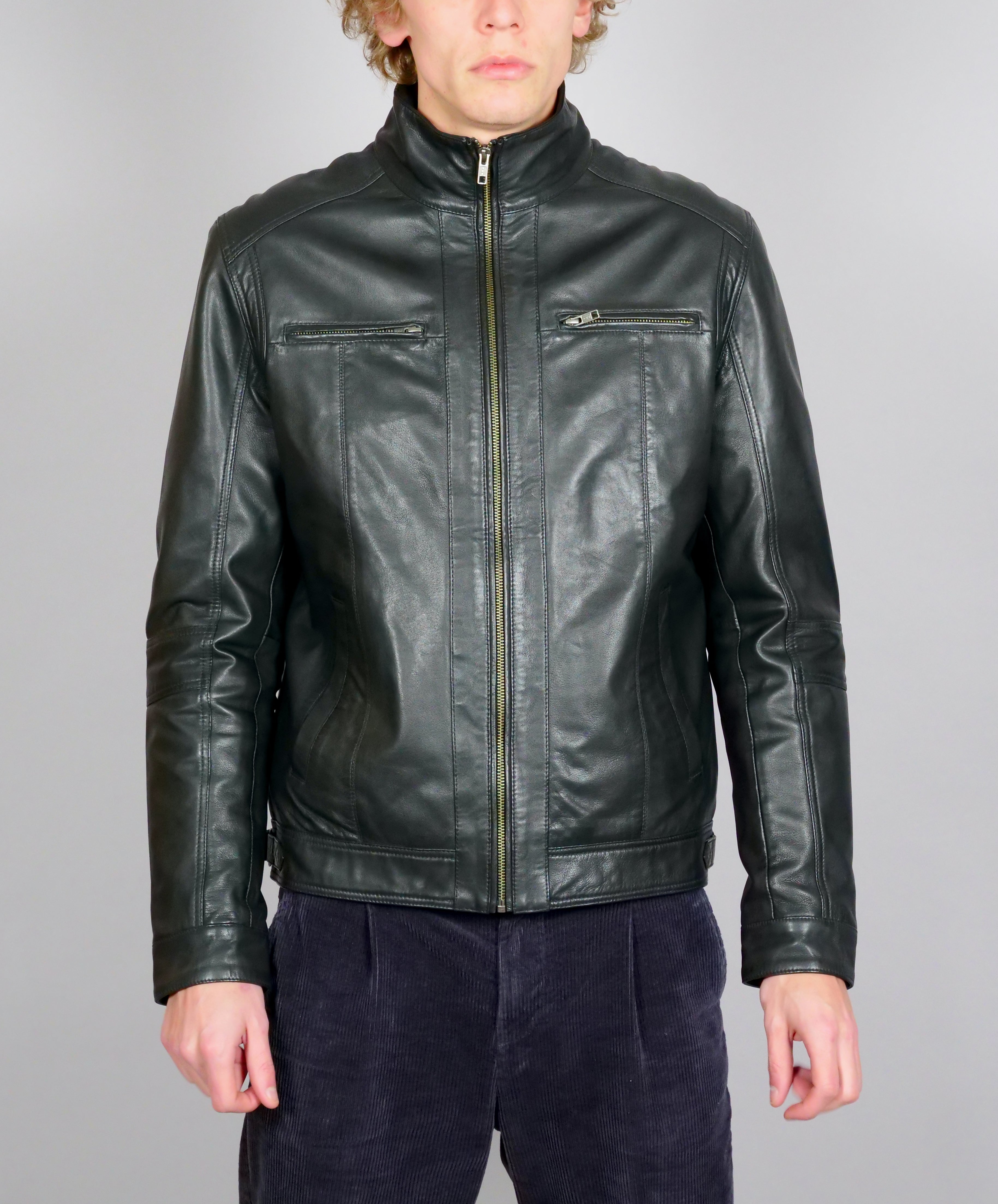 Marlow Lamb Polish Nappa Leather -Man Black