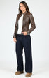 A "P1401" Marron Clair La Canadienne Blouson Femme closed photo