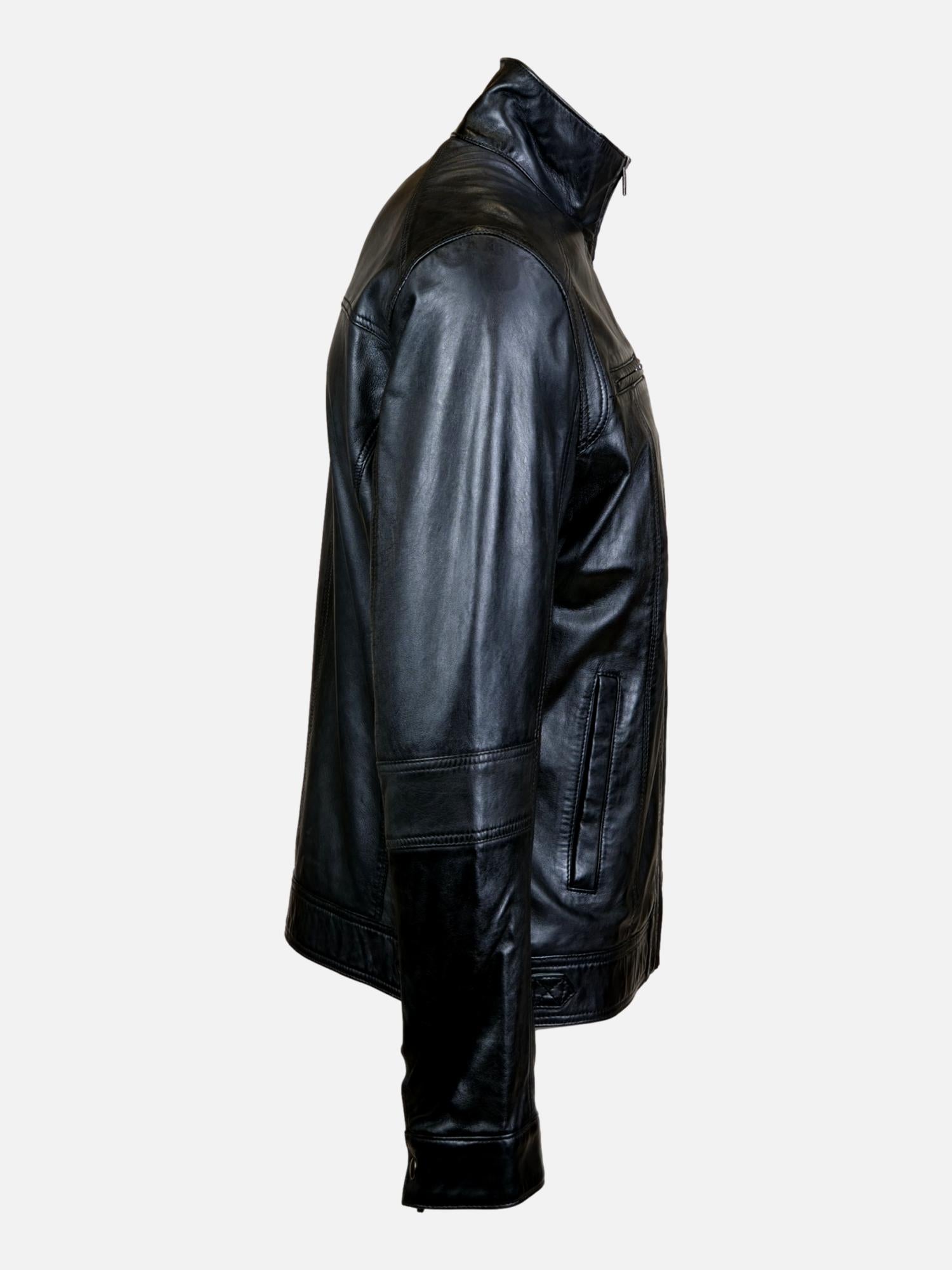 Marlow Lamb Polish Nappa Leather -Man Black